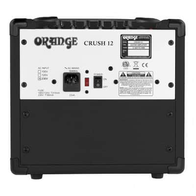 Orange Amplifiers Crush 12 12-Watt 1x6" Combo Amp - Black image 5