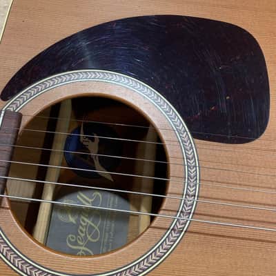 Seagull Mosaic CW Mahogany & Cedar Artist Series Aged Cutaway Beauty! image 15