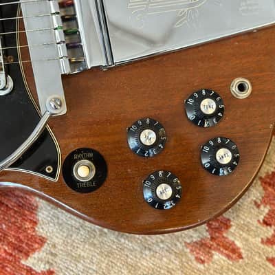 Modified 1970s Gibson SG Standard - Custom Order - Left-Handed in Walnut w/ OHSC & Paperwork image 18