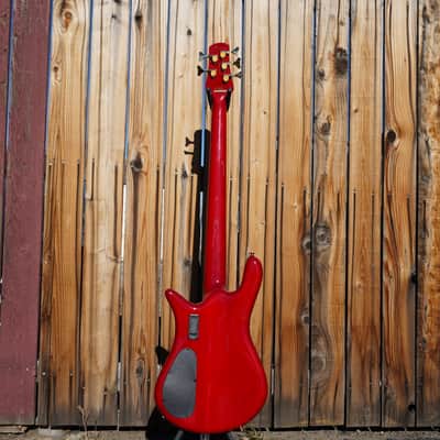 Spector Euro 5 LX Maple Fingerboard – Black Cherry Gloss 5-String Electric Bass Guitar image 3