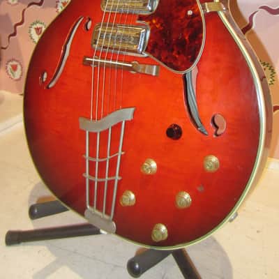 Harmony H-77 Three Pickup Hollowbody 1960s - Sunburst image 1