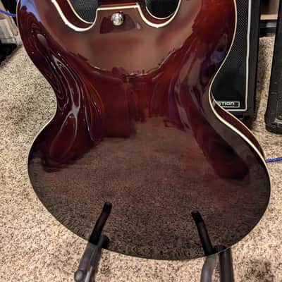Firefly FF338PRO - ES-335 Style Semi-Hollow - Stainless Steel Frets Locking Tuners Cool Inlays Figured Top image 15
