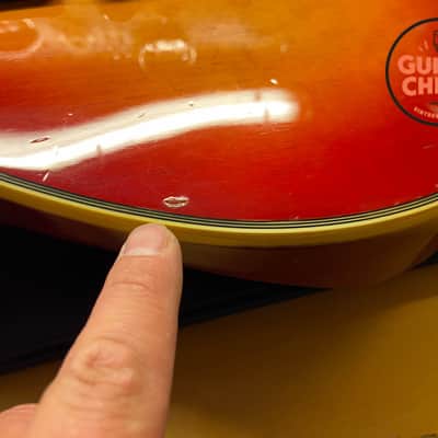 1980 Yamaha SG-700 Cherry Sunburst – Locking Tuners – Japan Vintage image 13