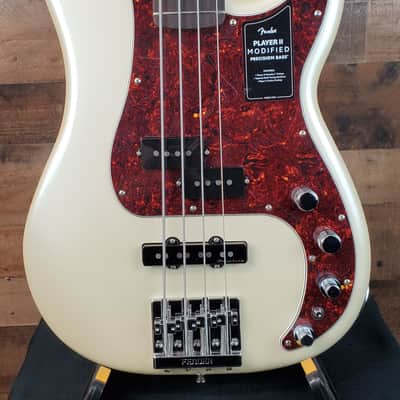 Fender Player II Modified Active Precision Bass, Olympic Pearl, Gig Bag, Free Ship, 103 image 1