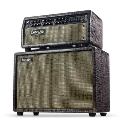 Mesa Boogie Mark 7 Head and 1x12 Open Back Cabinet Private Reserve Flame Maple - Charcoal Stain image 4