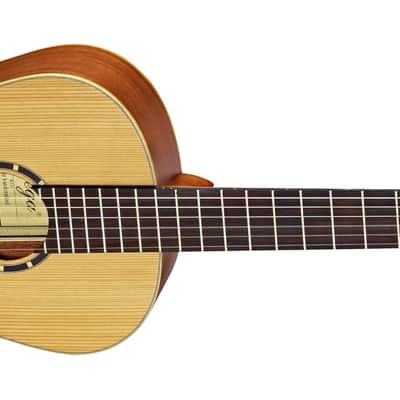 Ortega Guitars R131 Family Series Pro Nylon Classical 6-String Guitar w/ Free Bag, Solid Canadian Western Red Cedar Top and Mahogany Body, Natural Satin Finish image 1