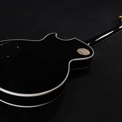 Gibson Custom Les Paul Custom Long Scale Electric Guitar - Ebony 313 image 7