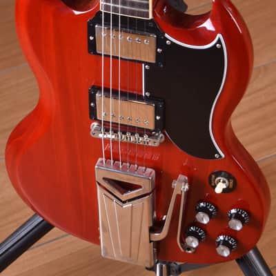 Gibson SG Standard 1961 Sideways Vibrola Vintage Cherry image 11