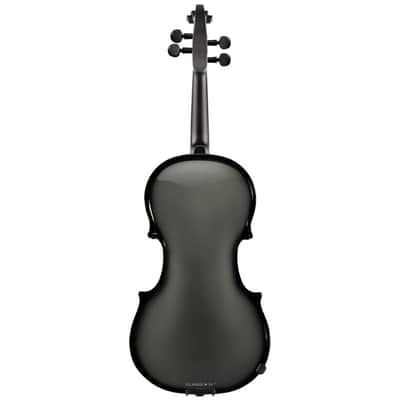 Glasser AEX Carbon Composite Acoustic Electric 4-String Violin 4/4 size 2020s Gun Metal image 23