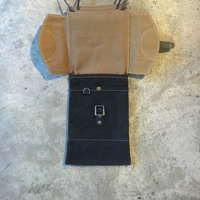 Tackle Waxed Canvas Compact Drum Stick Bag Black image 2