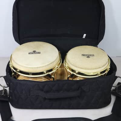 Latin Percussion Matador Series Wood Bongos with Chrome Hardware 2010s - Natural image 7