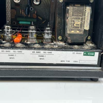 Vintage 1969 Oliver Powerflex P500 Tube Amp Head image 8