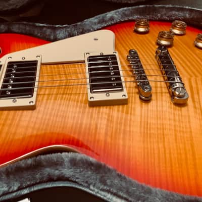 Epiphone Les Paul 1960’s Tribute Plus 2016 - Cherry Burst - Stunning Flame image 3