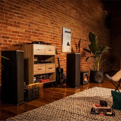 Klipsch Reference R-620F Floorstanding Speaker, Black Textured Wood Grain Vinyl image 19