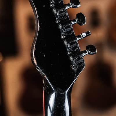 1985 Washburn WT-24V Tour 24 HH Telecaster black/red image 8