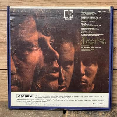 The Doors Words & Music to all songs by The Doors Reel to Reel 7 1/2IPS elektra EKC 4007 image 4