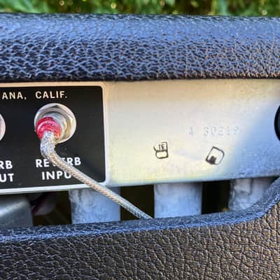 1968/69 Fender Drip Edge Deluxe Reverb Guitar Amp AB763 image 18