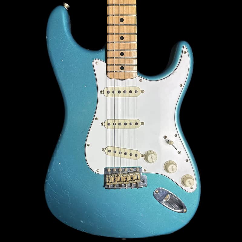 Fender Custom Shop Limited Edition 68 Strat Journeyman Relic Aged Ocean Turquoise w/case CZ561077 image 1