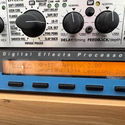 Lexicon LXP-15 Version II Multi-Effects Processor 1990s - Black image 2