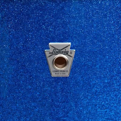 Ludwig NeuSonic 20" Downbeat Blue Super Sparkle Demo/Open Box image 5