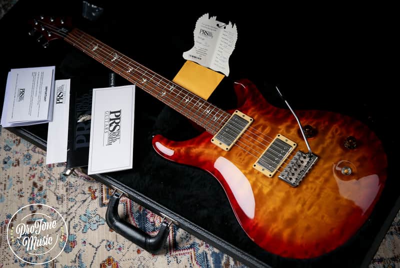 2005 PRS Paul Reed Smith Custom 22 20th Anniversary Dark Cherry Sunburst image 1
