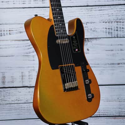 Fender 75th Anniversary American Ultra II Telecaster Electric Guitar w/Case | Liquid Gold image 4