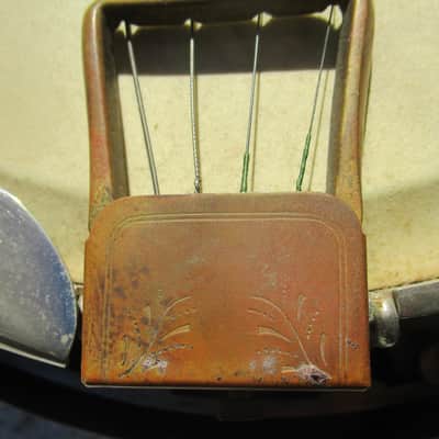 Gibson TB-00 Tenor Banjo, Early 1950's, One Piece Flange, Brass Tone Ring, Hang Tags, Case image 17