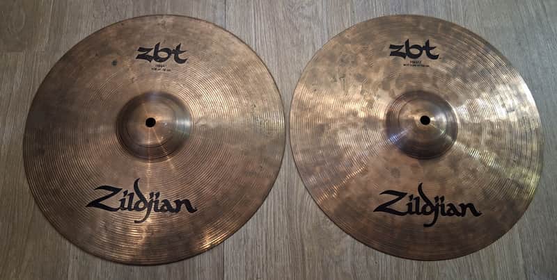 Zildjian 14" ZBT Hi-Hat Cymbals (Pair) 2004 - 2019 - Traditional image 1