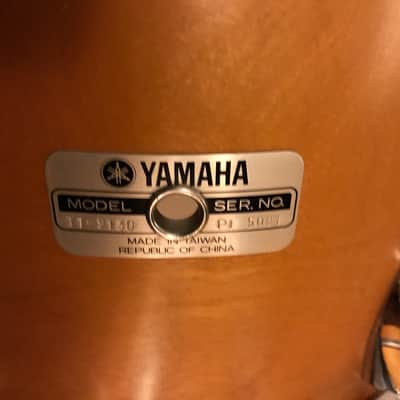 Vintage Yamaha 9000 Series Drum Set in Real Wood Satin - 14x22, 16x16 & 9x13  Pre-Recording Custom image 10