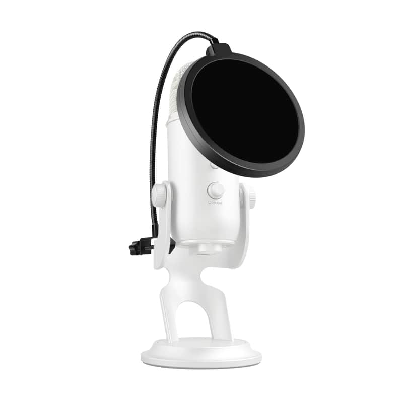 Professional Pop Filter, 6" Mic Pop Filter,Dual Layered Studio Pop Filter Mask Shield With C-Clamp,360° Gooseneck Clip Stabilizing Arm For Microphone,Boom Arm,Stands (Pop Filter Only) image 1