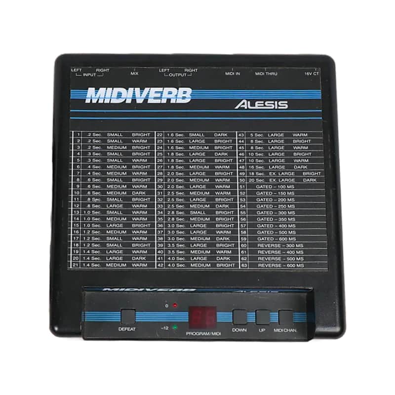 Alesis Midiverb Desktop Reverb Unit | Reverb