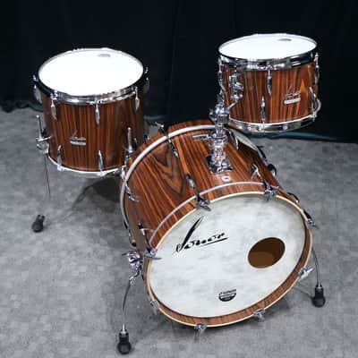 Sonor Vintage Drum Kit, 20-12-14in - Rosewood Semi Gloss image 2