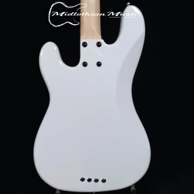 Lakland Skyline 44-64 Lakland Skyline 44-64 Custom PJ - 4-String Bass - White Gloss w/Tortoise Pickguard image 6