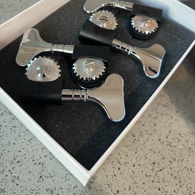 Schaller 4 Inline, BM Light M4, Split-Post Bass Tuners CHROME Made in Germany image 2