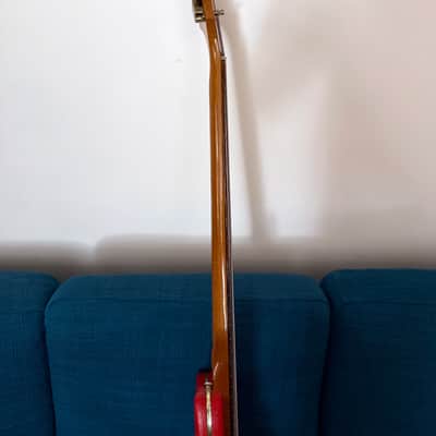 Egmond Typhoon bass guitar 1966-1968 - red tolex image 10