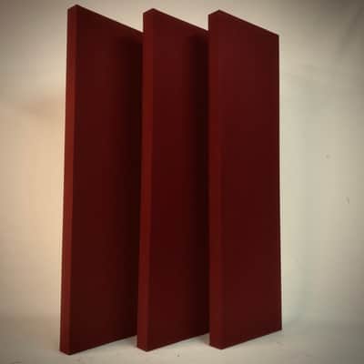 Acoustic Wall Panel | Wine | Professional Sound Absorbing Panel | Recording Studio, Home Studio, Mixing Room, Mastering Suite, Podcast Studio, Home Theater, Broadcast Studio, Streaming Room, Office & Vocal Booth | Made in USA image 2