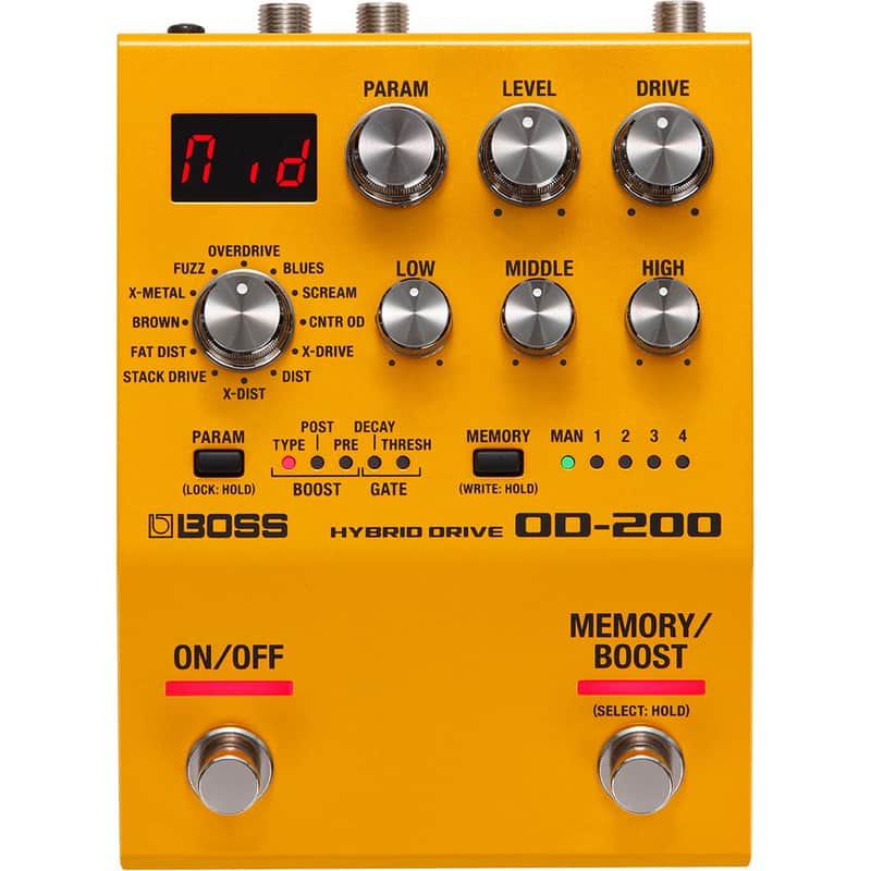 Boss OD-200 Hybrid Drive Effects Pedal image 1