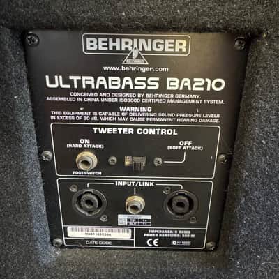 Behringer Bugera Ultrabass BA210 Bass Cabinet image 2
