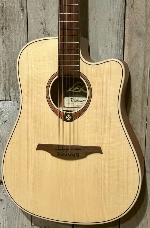 Lâg Tramontane 70 T70DCE Dreadnought Electro Acoustic, Natural Satin, Pro Setup & Ships Ultra Fast ! image 1