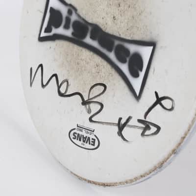 14" Pigface Drum Head Owned by Martin Atkins image 3