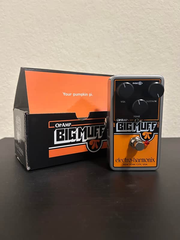 Electro-Harmonix Op Amp Big Muff Pi Reissue 2017 - Present - Black/Orange image 1