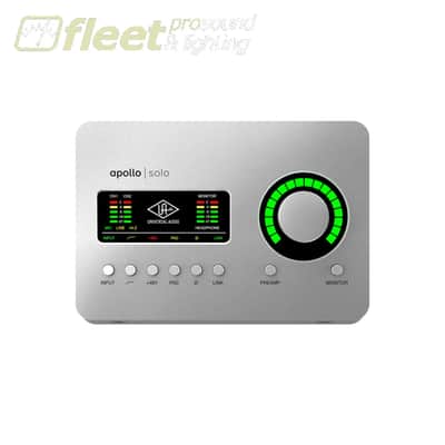 Universal Audio Apollo Solo Thunderbolt 3 Audio Interface  - Silver image 1