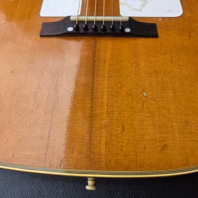 Vintage 1966 Gibson FJN Folk Acoustic Guitar w/ TKL Hardshell Case! image 6