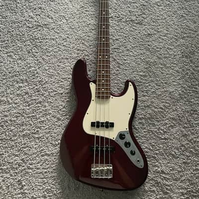 Fender Standard Jazz Bass 2005 MIM Midnight Wine Rosewood 4-String Bass Guitar image 1