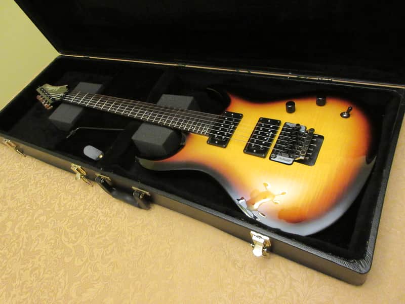 Washburn XM DLX-FR Flamed Tobacco Burst | Reverb