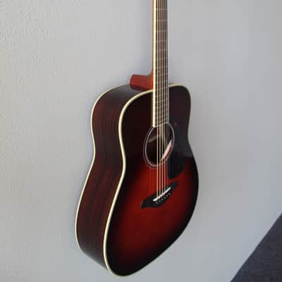 Brand New Yamaha FG830 Dreadnought Acoustic Guitar with Gig Bag - Tobacco Sunburst image 3