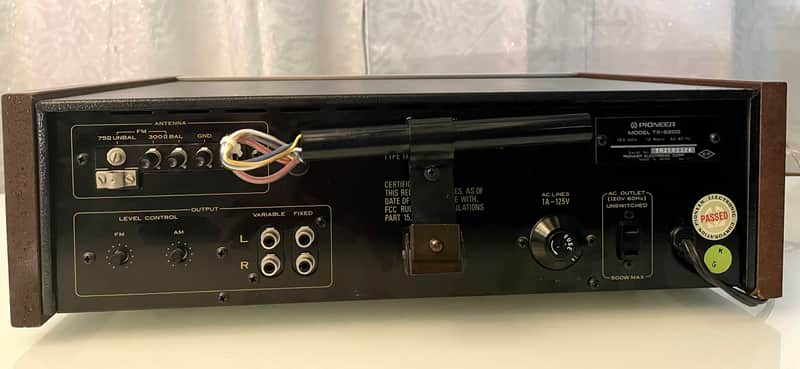 Vintage Pioneer TX-6200 Stereo AM/FM Tuner - Serviced + Cleaned +