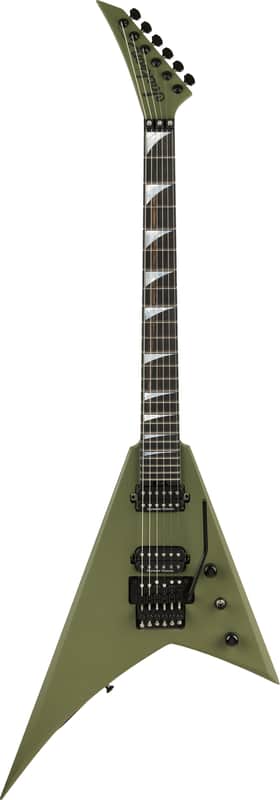 Jackson American Series Rhoads RR24 Electric Guitar Matte Army Drab w/Hard Case image 1