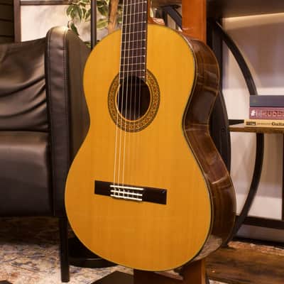 Used Alvarez Yairi CYM95 Handcrafted Classical Guitar, Natural w/ Case image 5