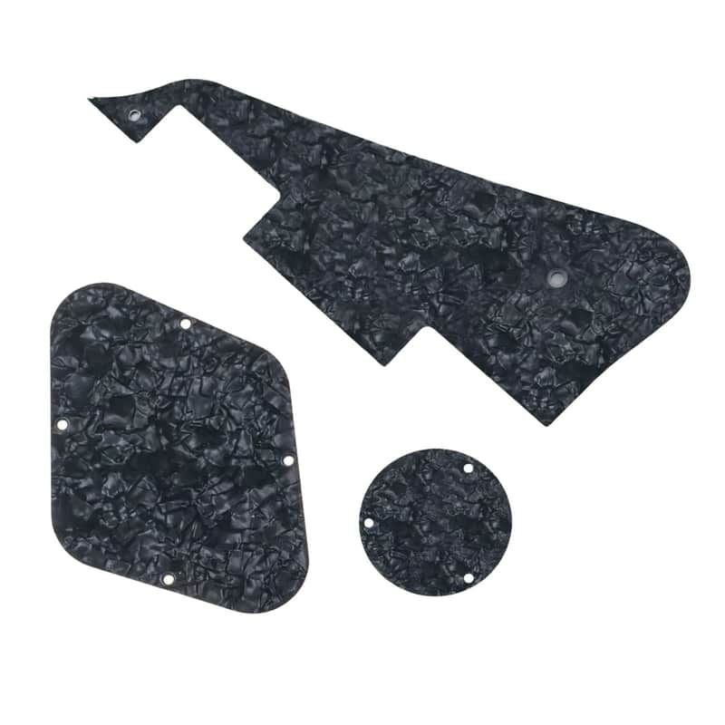 Les Paul Pickguard and Control Covers - Black Pearl image 1